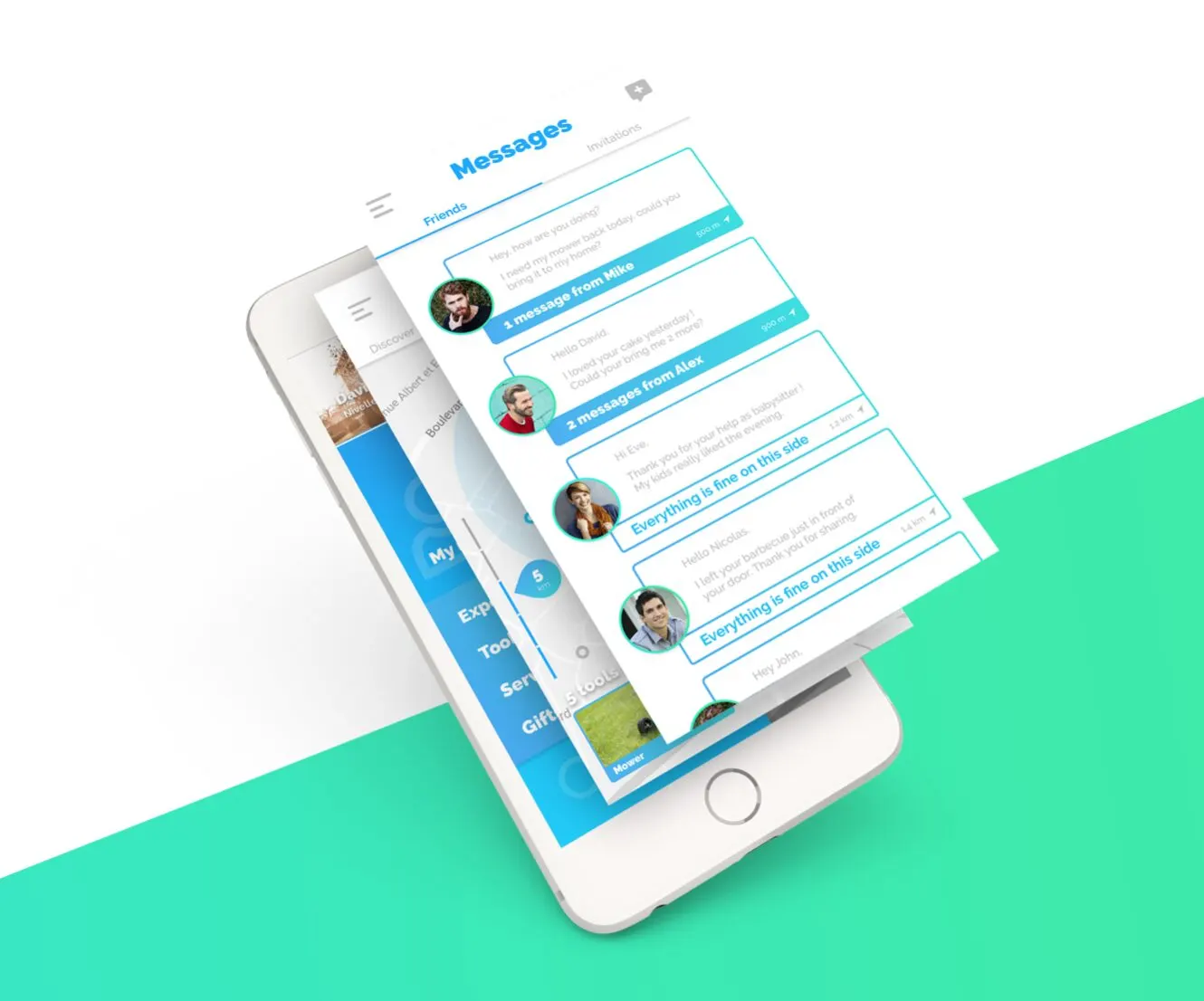 Closely mobile app — visual 8