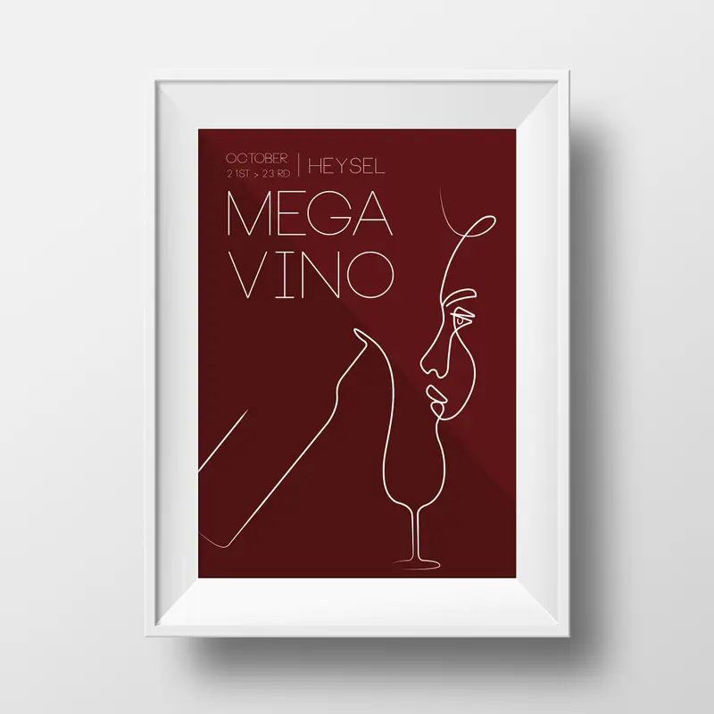 MegaVino Poster Design