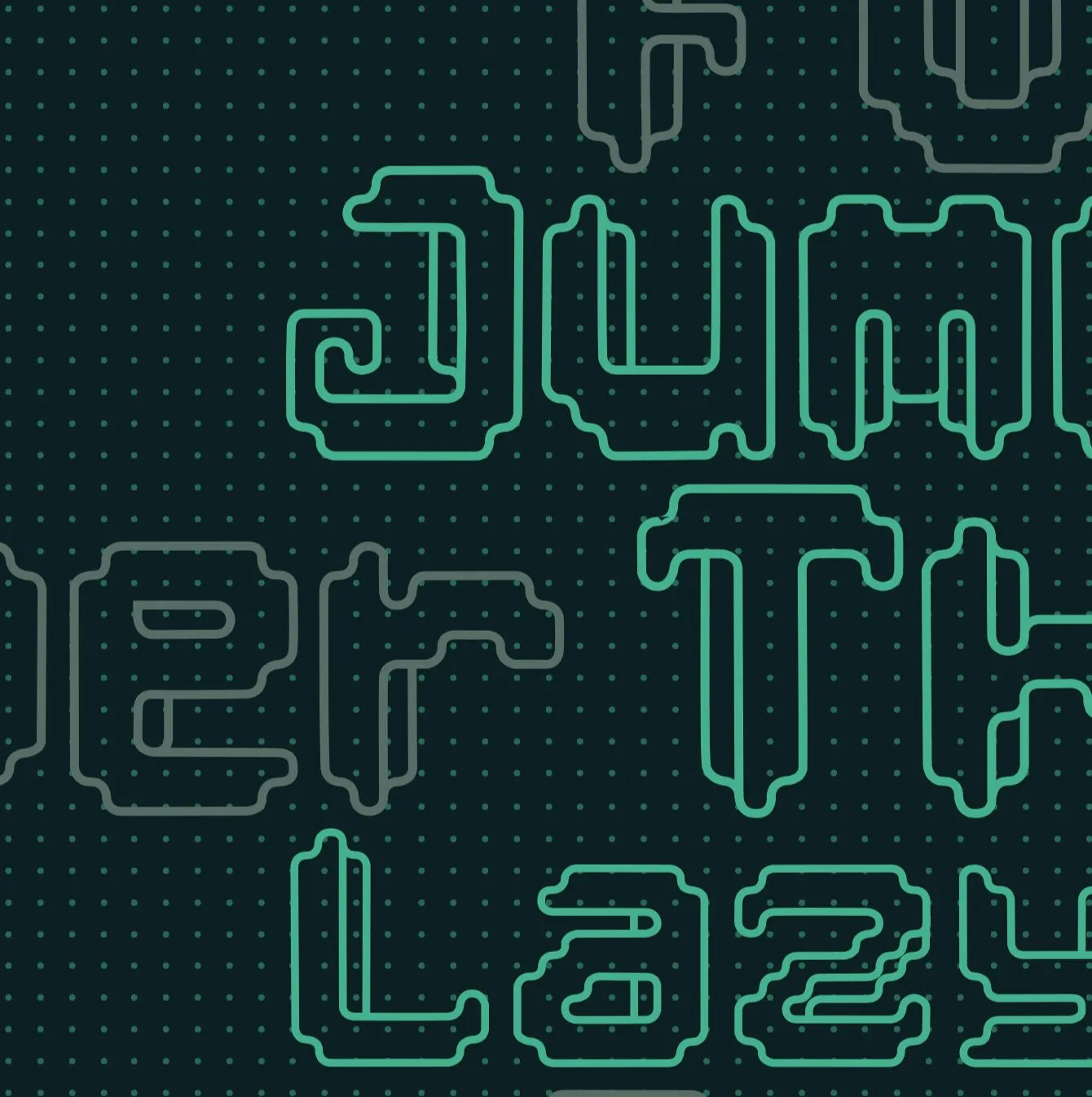 Typeface design concept — visual 5