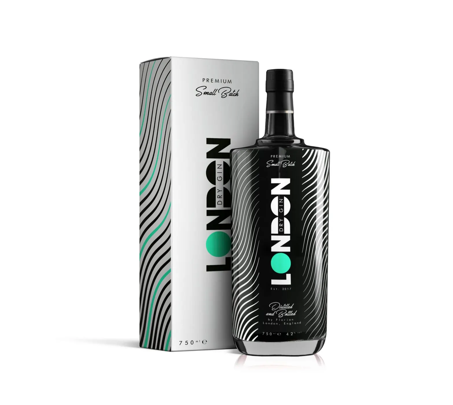 Gin bottle packaging — visual 4