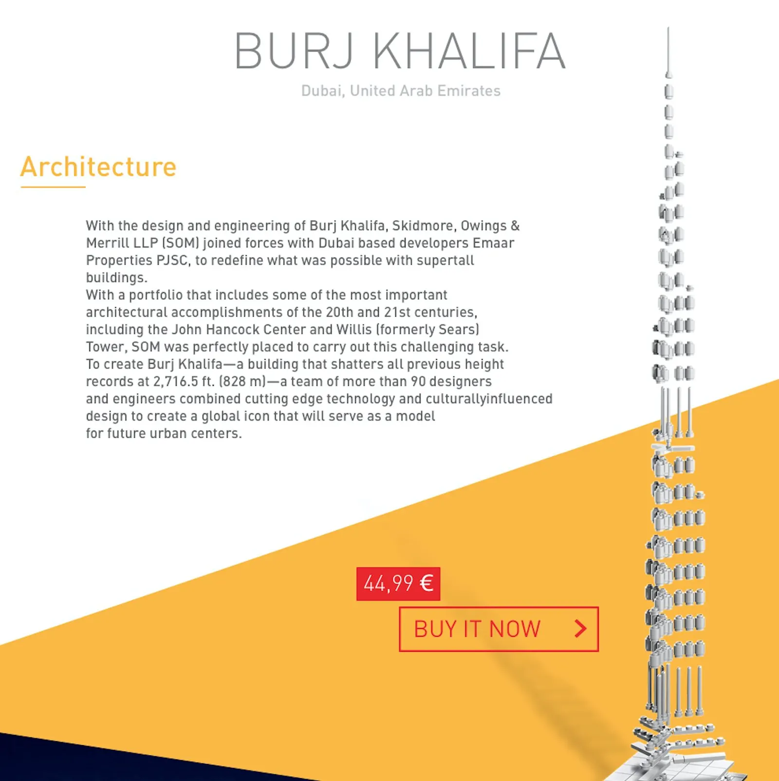 Landing Page LEGO — visual 3